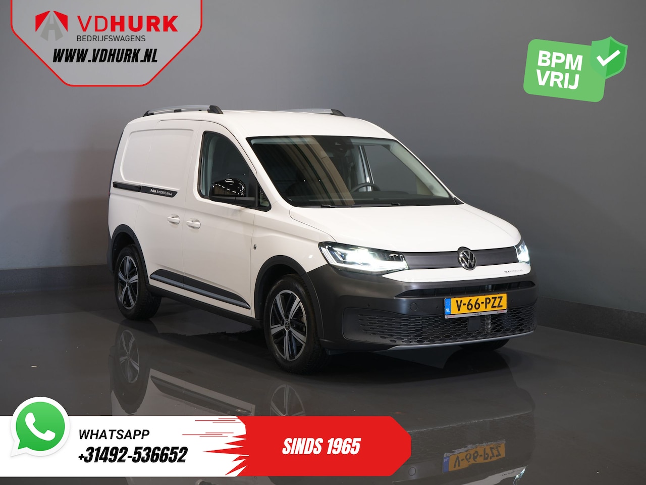 Volkswagen Caddy Cargo - 2.0 TDI 100 pk Pan Americana LED/ 2x Schuifdeur/ Virtual Cockpit/ Carplay/ Camera/ PDC/ Cr - AutoWereld.nl