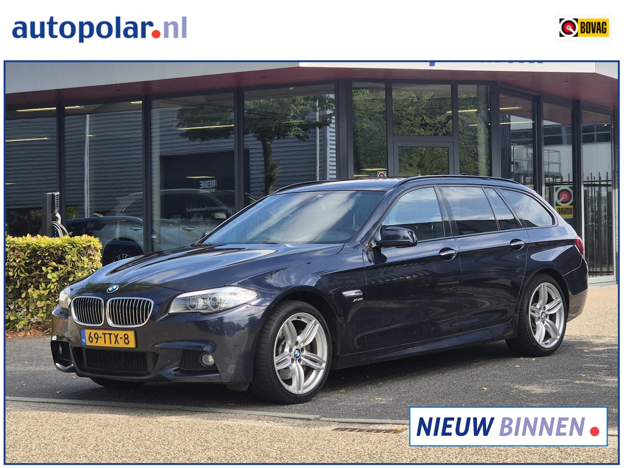 BMW 5-serie Touring - 528xi High Executive Trekhaak/Leder/19Inch etc. - AutoWereld.nl