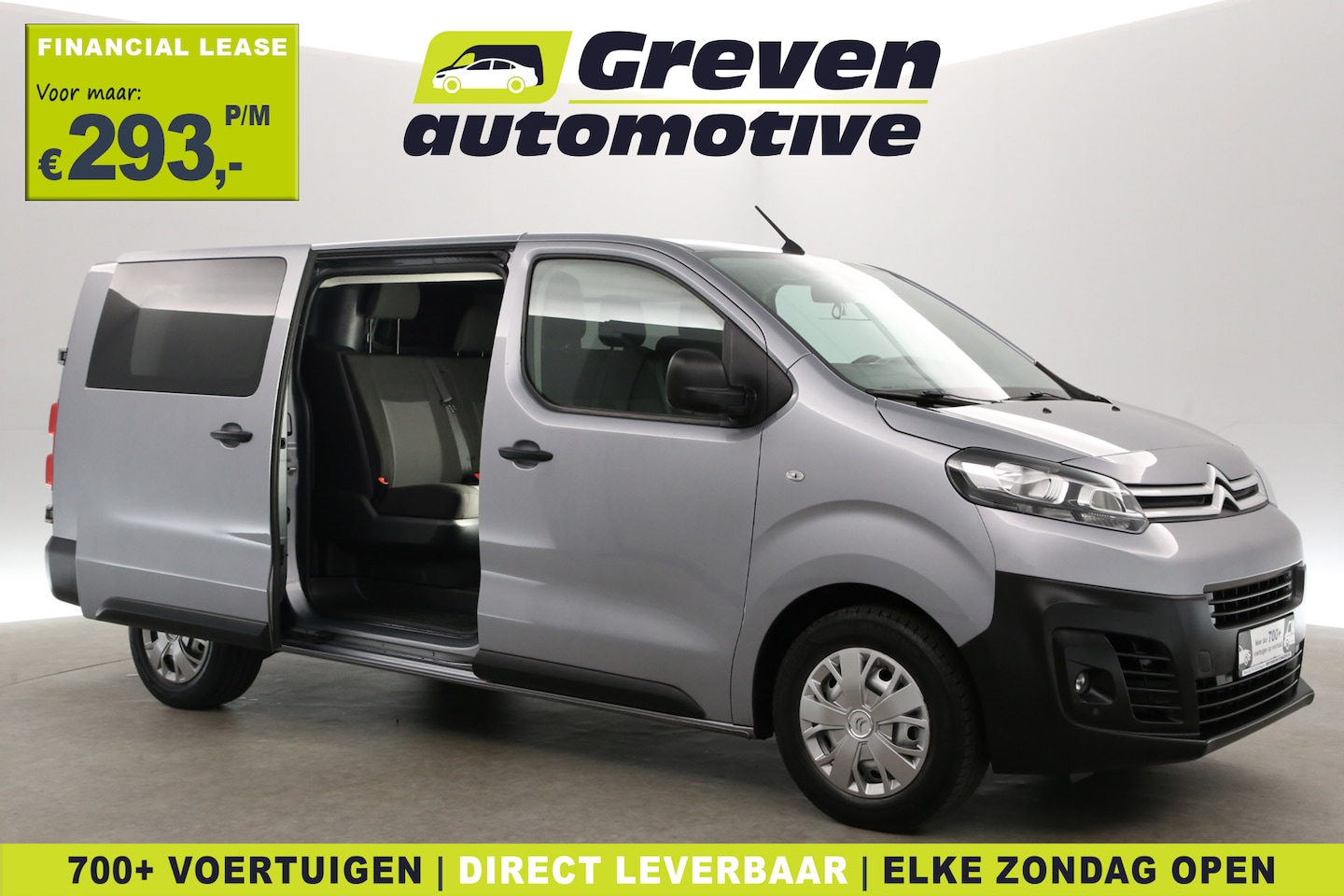 Citroën Jumpy - 2.0 BlueHDI I L3H1 | DC | 6 Zits | Airco | Cruise | Carplay | Trekhaak | Parkeersens. - AutoWereld.nl
