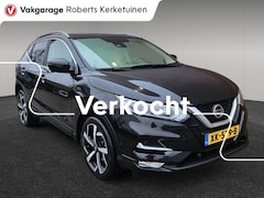 Nissan Qashqai - 1.2 Tekna + Panoramadak Half Leder Navigatie 19" Velgen