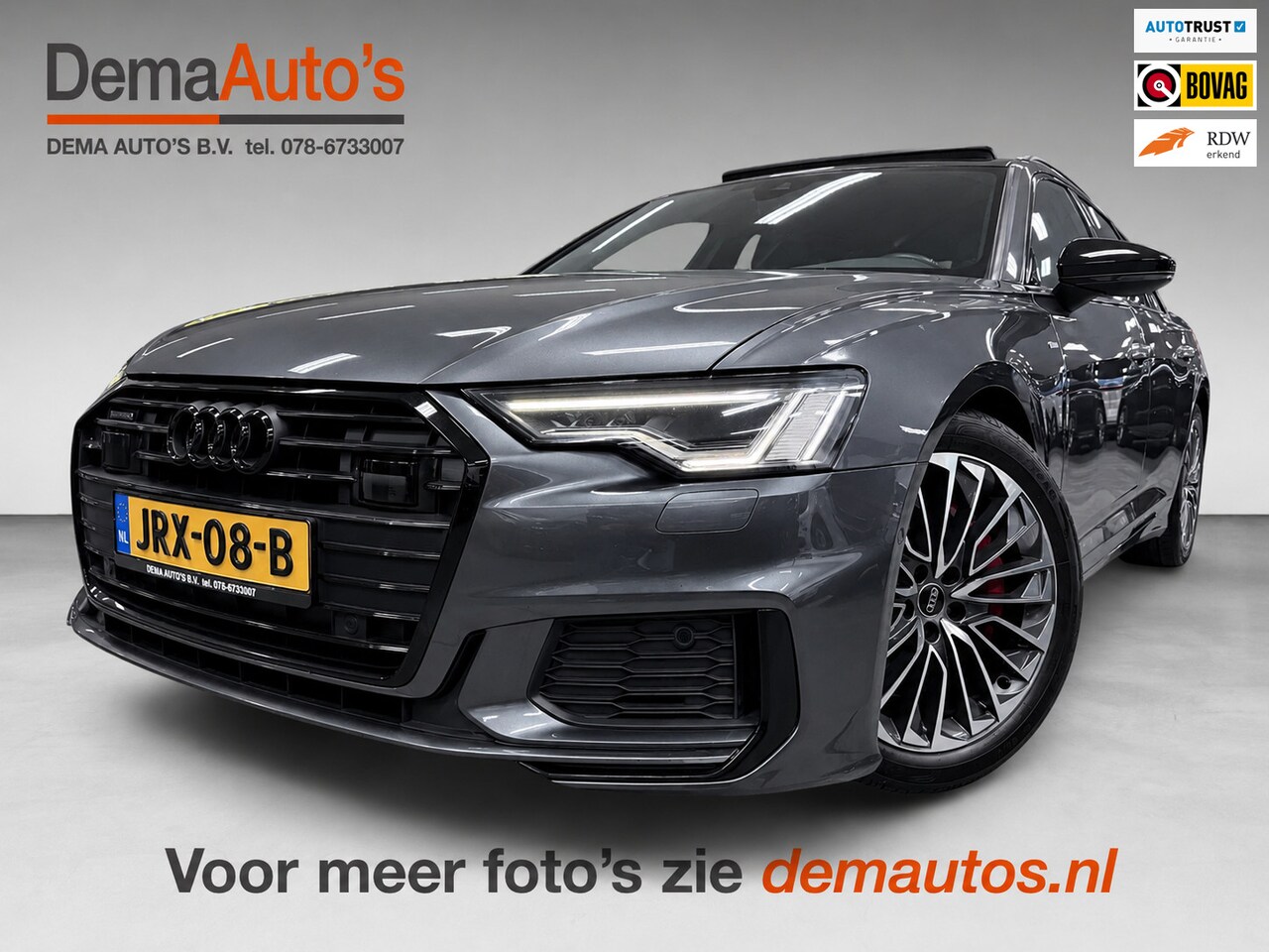 Audi A6 Avant - 55 TFSI e-quattro NW-PRIJS 98DEURO 3X S-LINE BLACK-LINE SOH-TEST/PANO/B&O/SFEERVERL/M-STOE - AutoWereld.nl