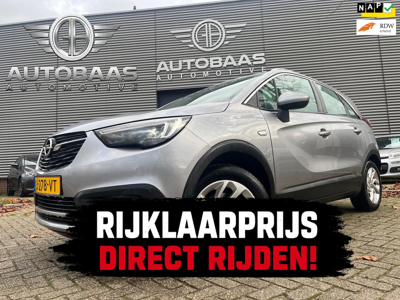 Opel Crossland X - 1.2 Turbo Innovation AUTOMAAT+NL-AUTO+NAP+1EIG+TREKHAAK+PARKEERSENSOREN+CLIMATE CONTROL+AP - AutoWereld.nl