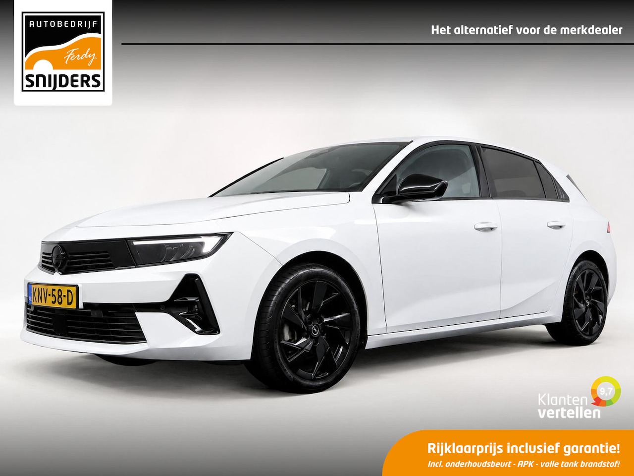 Opel Astra - 1.2 GS Line | 360 Cam | LED Plus | Ambilight | Navi | Apple Car Play - RIJKLAAR + BOVAG GA - AutoWereld.nl