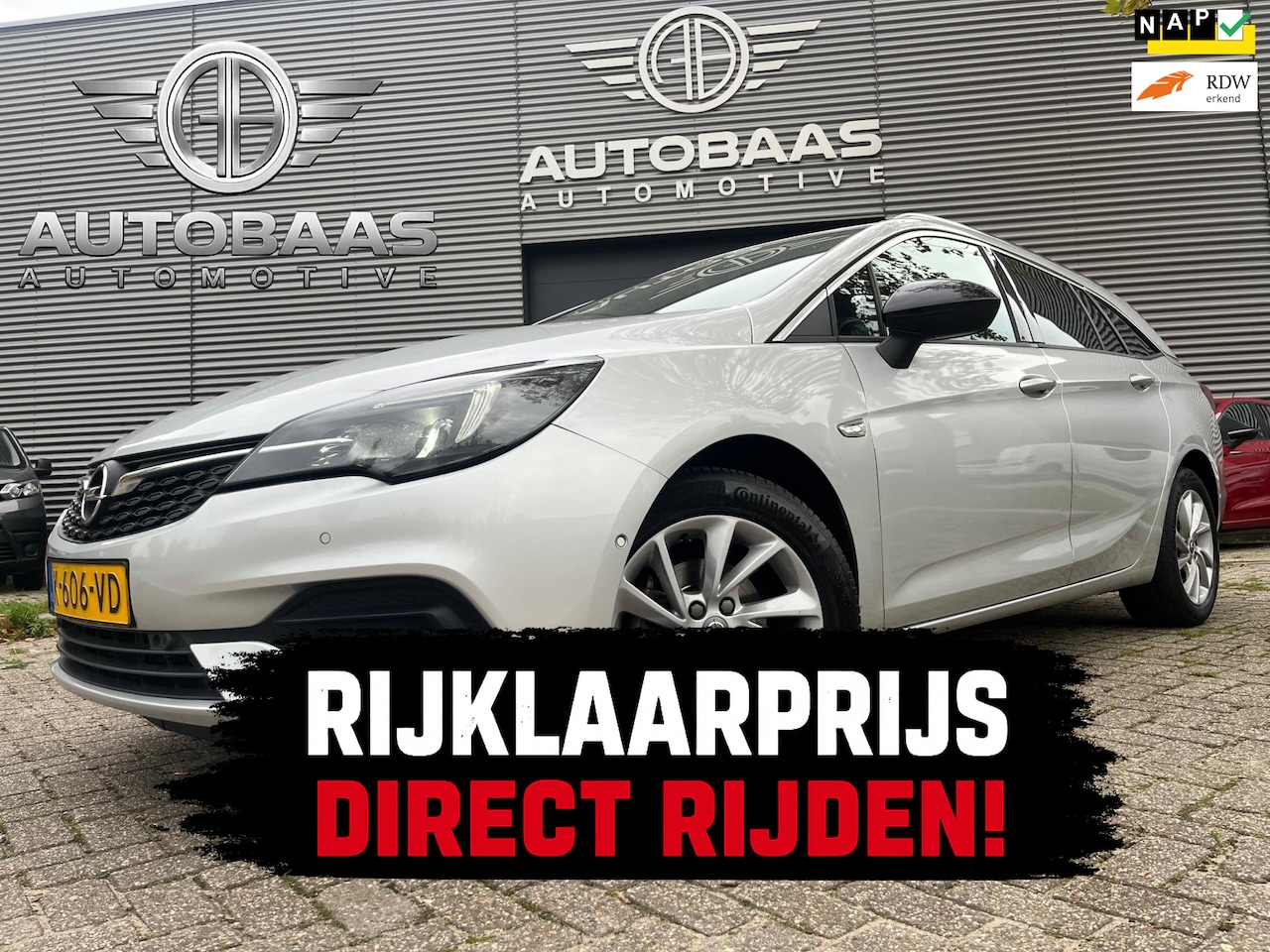 Opel Astra Sports Tourer - 1.4 Business Elegance AUTOMAAT+NL-AUTO+NAP+1EIG+NAVI+TREKHAAK+CAMERA+STOELVERMING+INCL BTW - AutoWereld.nl