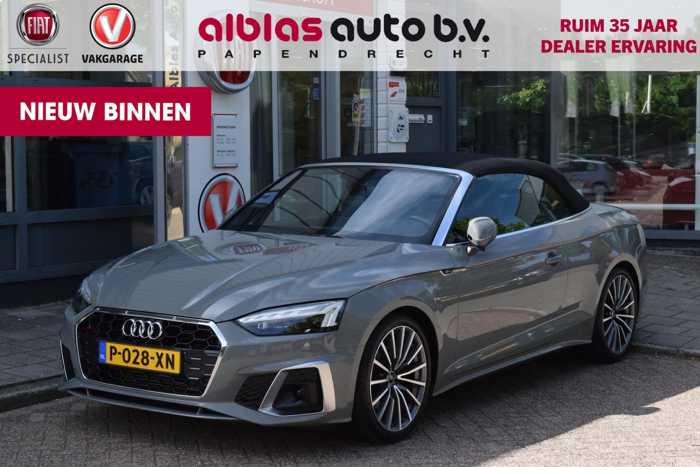 Audi A5 Cabriolet - 35 TFSI S edition Compet.|Nekverwarm.|Massage| - AutoWereld.nl