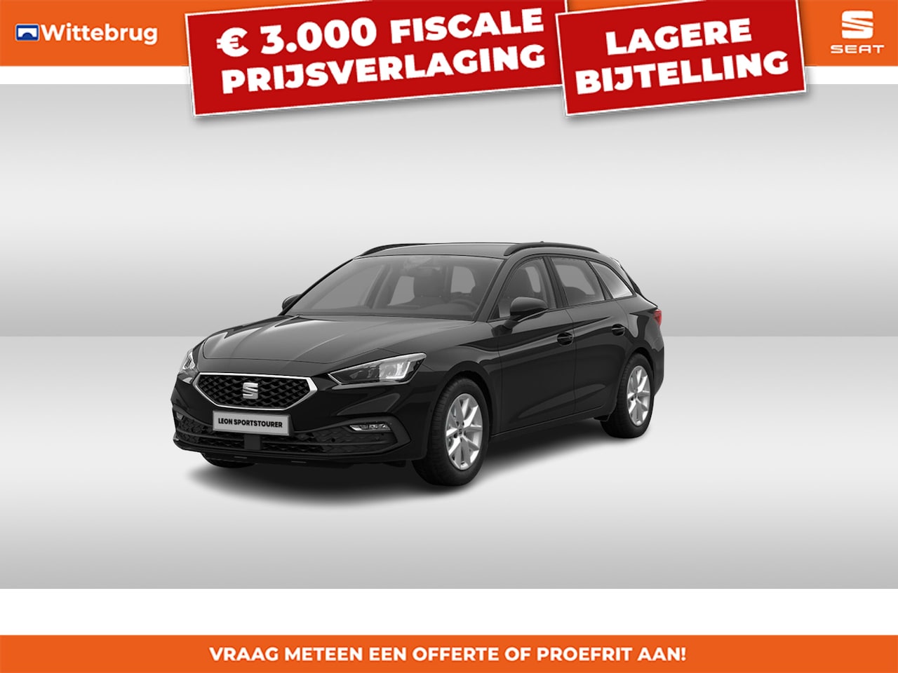 SEAT Leon Sportstourer - 1.5 eTSI Style Business Intense 1.5 eTSI Style Business Intense - AutoWereld.nl