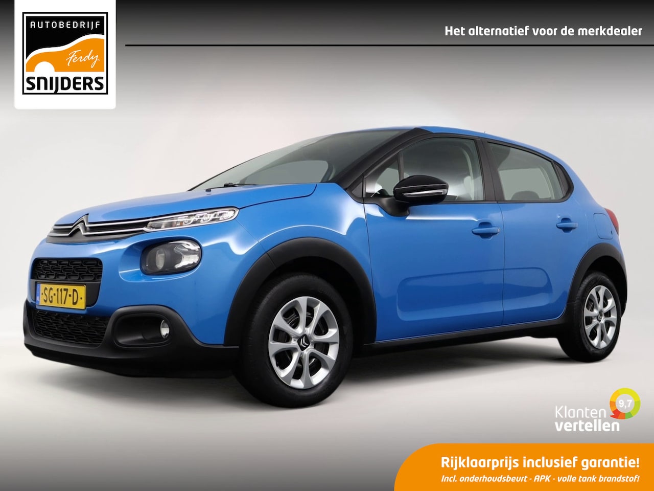 Citroën C3 - 1.2 PureTech Feel 1.2 PureTech Feel, Orig.NL - 100% Onderhouden | Navi | Apple Car Play | Cruise | Airco - R - AutoWereld.nl