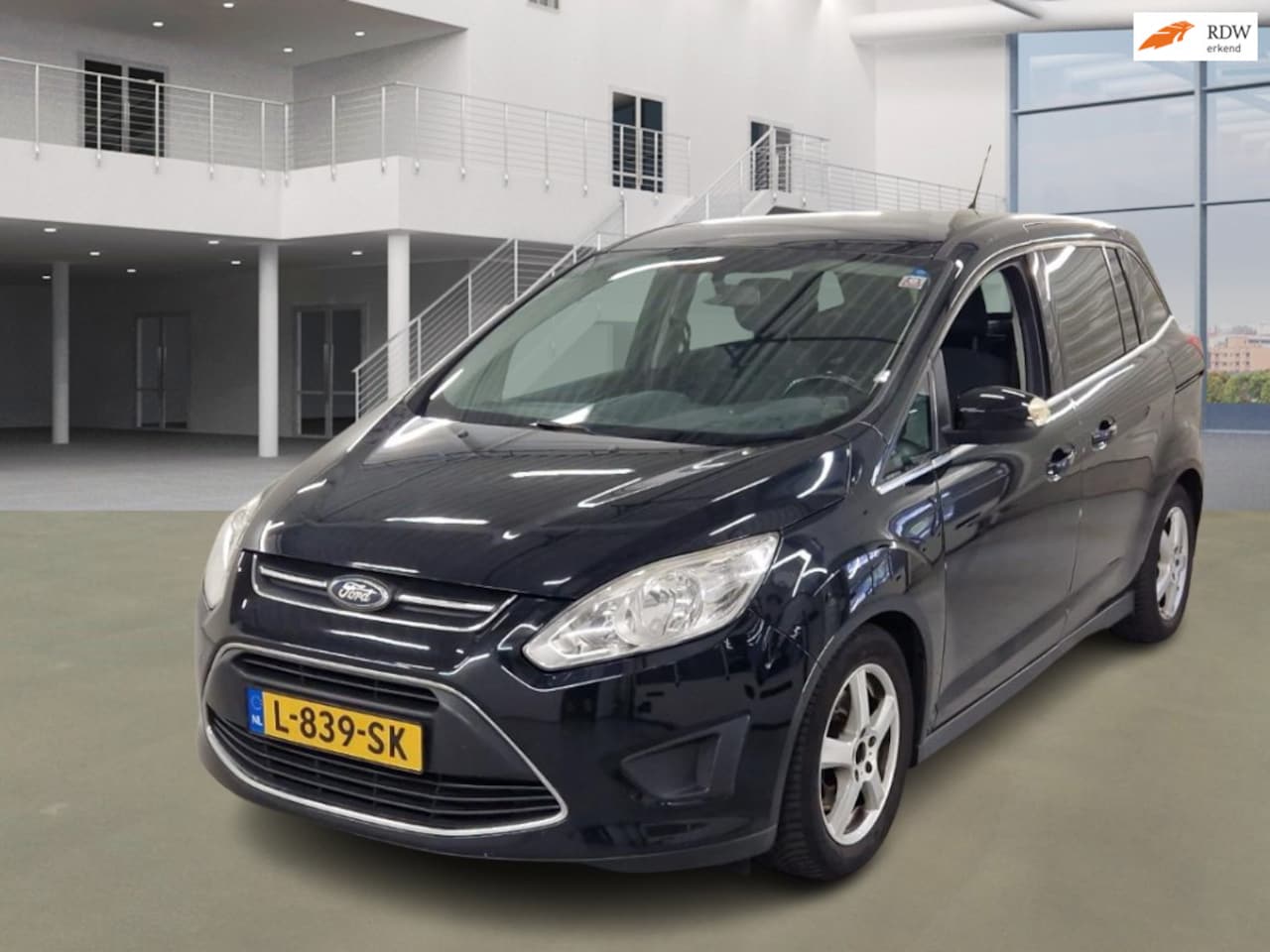 Ford Grand C-Max - 1.6 EcoBoost|7PERS|STOELVERW|CRUISE|AIRCO|6BAK|BOEKJES|2XSLEUTEL - AutoWereld.nl