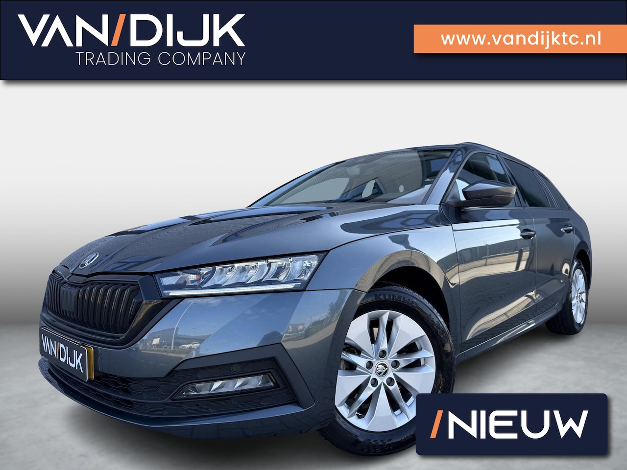 Skoda Octavia Combi - 1.0 TSI Business Edition ✓Virtual Cockpit ✓Full LED ✓Navigatie ✓Apple Carplay & Android Au - AutoWereld.nl