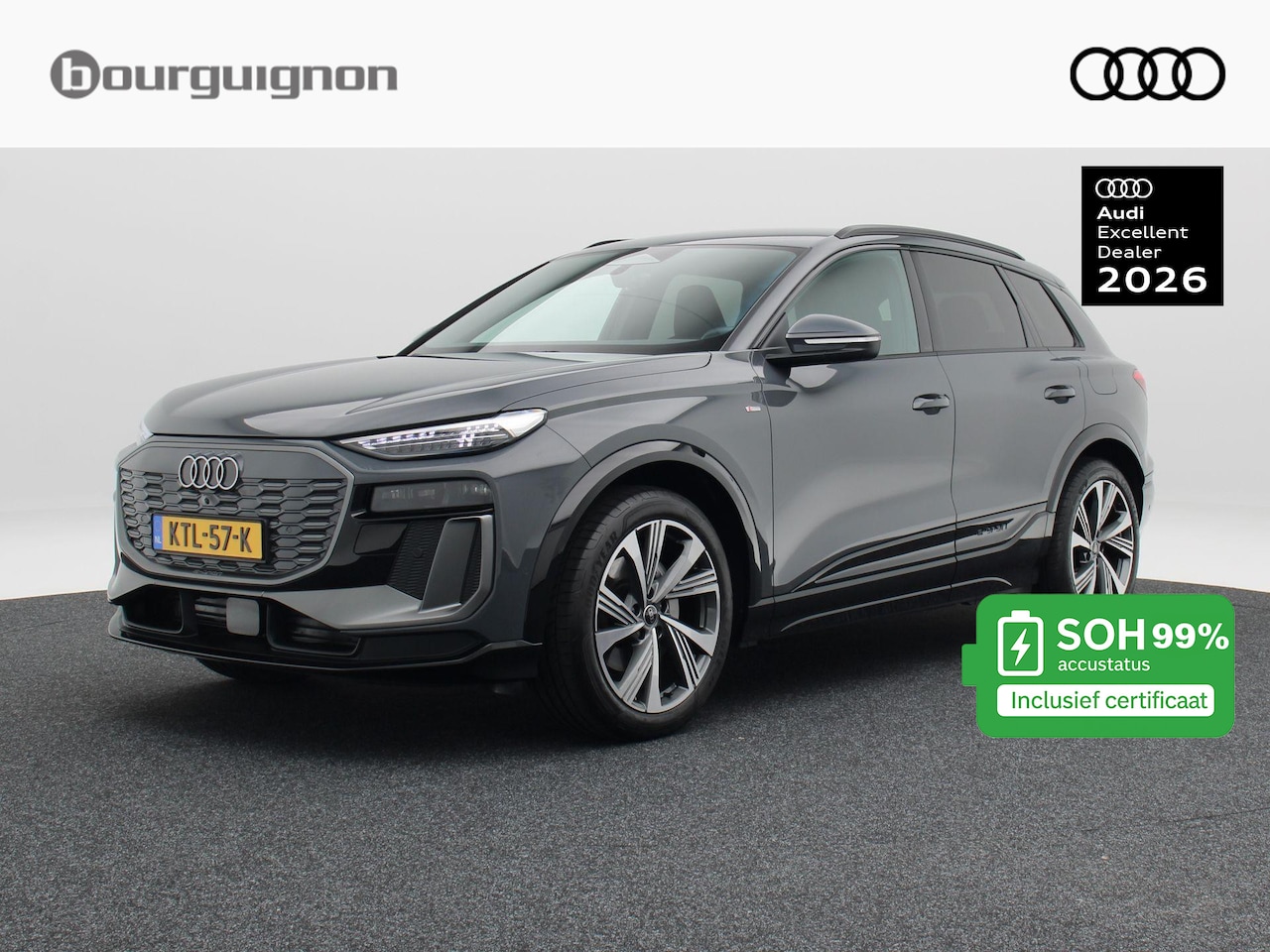Audi Q6 e-tron - Advanced edition performance 100 kWh S-Line | 21 Inch | Luchtvering | B&O Audio | 360° Cam - AutoWereld.nl