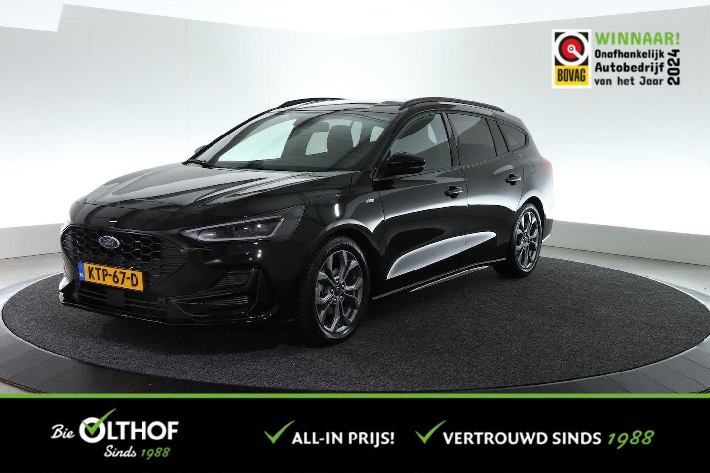 Ford Focus Wagon - 1.0 EcoBoost Hybrid ST Line X | GROOT SCHERM | CARPLAY | STOEL-STUURVERW. | - AutoWereld.nl