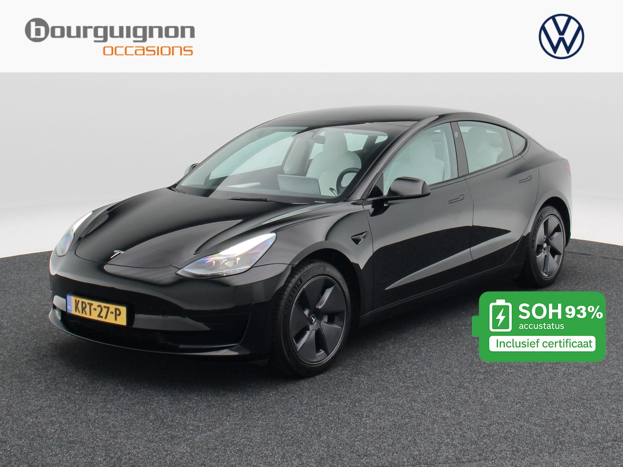 Tesla Model 3 - Standard RWD Plus 60 kWh 238 Pk | Stoelverwarming | Panoramadak | Camera | Adaptive Cruise - AutoWereld.nl