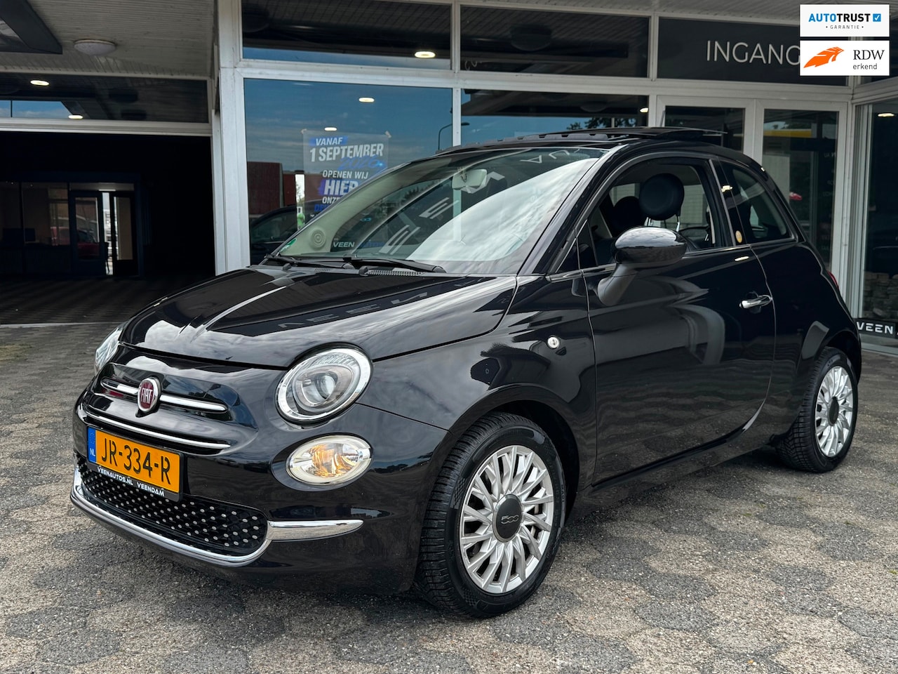 Fiat 500 - 0.9 TwinAir Turbo Lounge Panorama Dak Vol Leder Navi - AutoWereld.nl