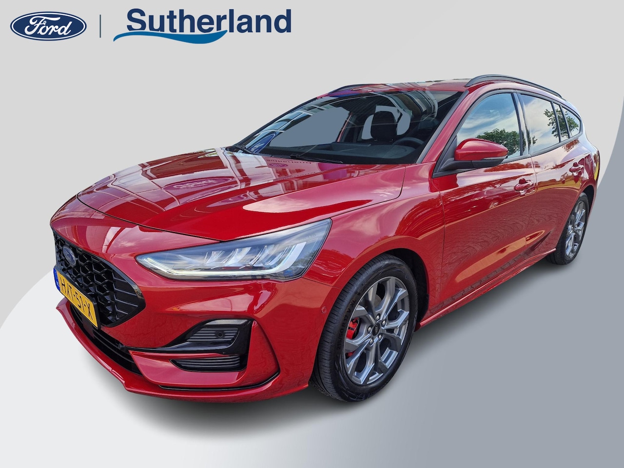 Ford Focus Wagon - 1.0 EcoBoost Hybrid ST Line X Bellen voor bezichtiging | Fantastic Red | Winterpack | Driv - AutoWereld.nl