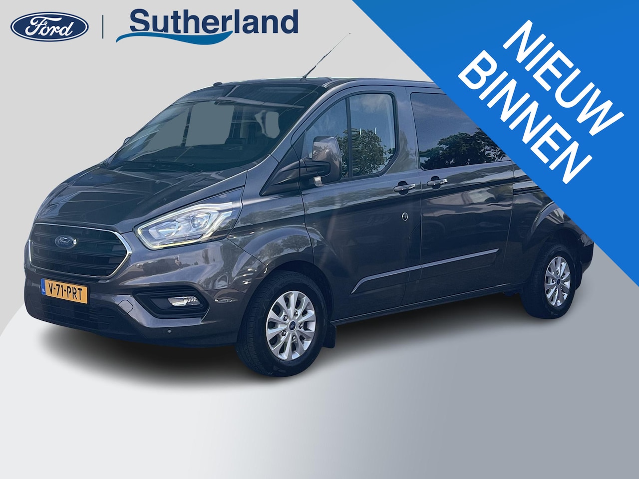 Ford Transit Custom - 320 2.0 TDCI L2H1 Limited DC | 125.000 KM | Betimmerde Laadruimte | Navigatie | Adaptieve - AutoWereld.nl