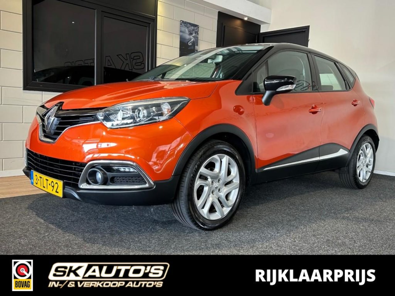 Renault Captur - 0.9 TCE DYNAMIQUE l NAP l KEYLESS l NAVI l LMV l AIRCO l - AutoWereld.nl