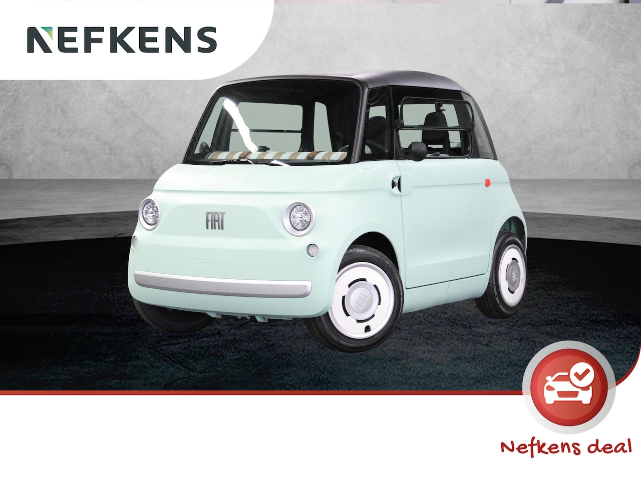 Fiat Topolino - | Direct Leverbaar!! | Panoramadak | USB-C Aansluiting | Telefoonhouder | Bagagerek | Vloe - AutoWereld.nl