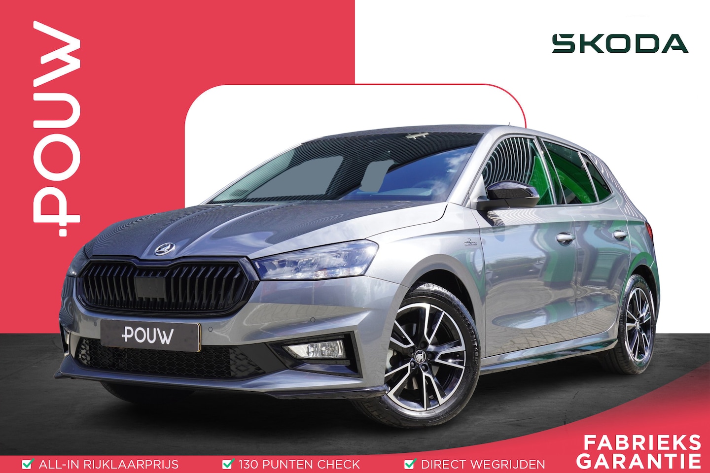 Skoda Fabia - 1.0 TSI 115pk DSG Monte Carlo | Adaptive Cruise | Side Assist | Achteruitrijcamera | Stoel - AutoWereld.nl