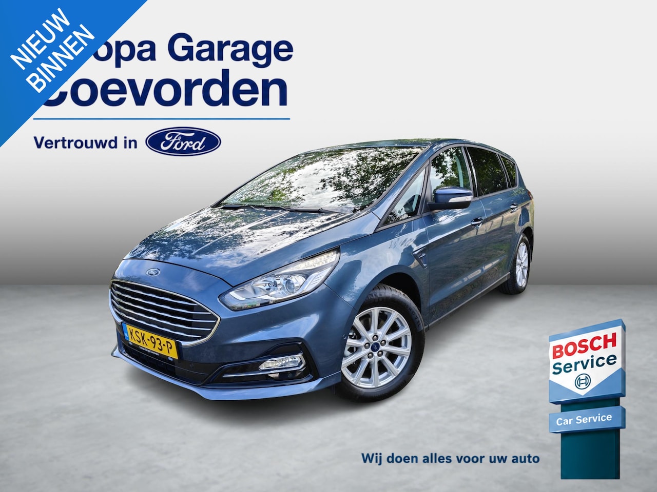 Ford S-Max - 2.5i HEV 7P AUTOMAAT | CLIMA | NAVI | CRUISE | CAMERA | SENSOREN | - AutoWereld.nl