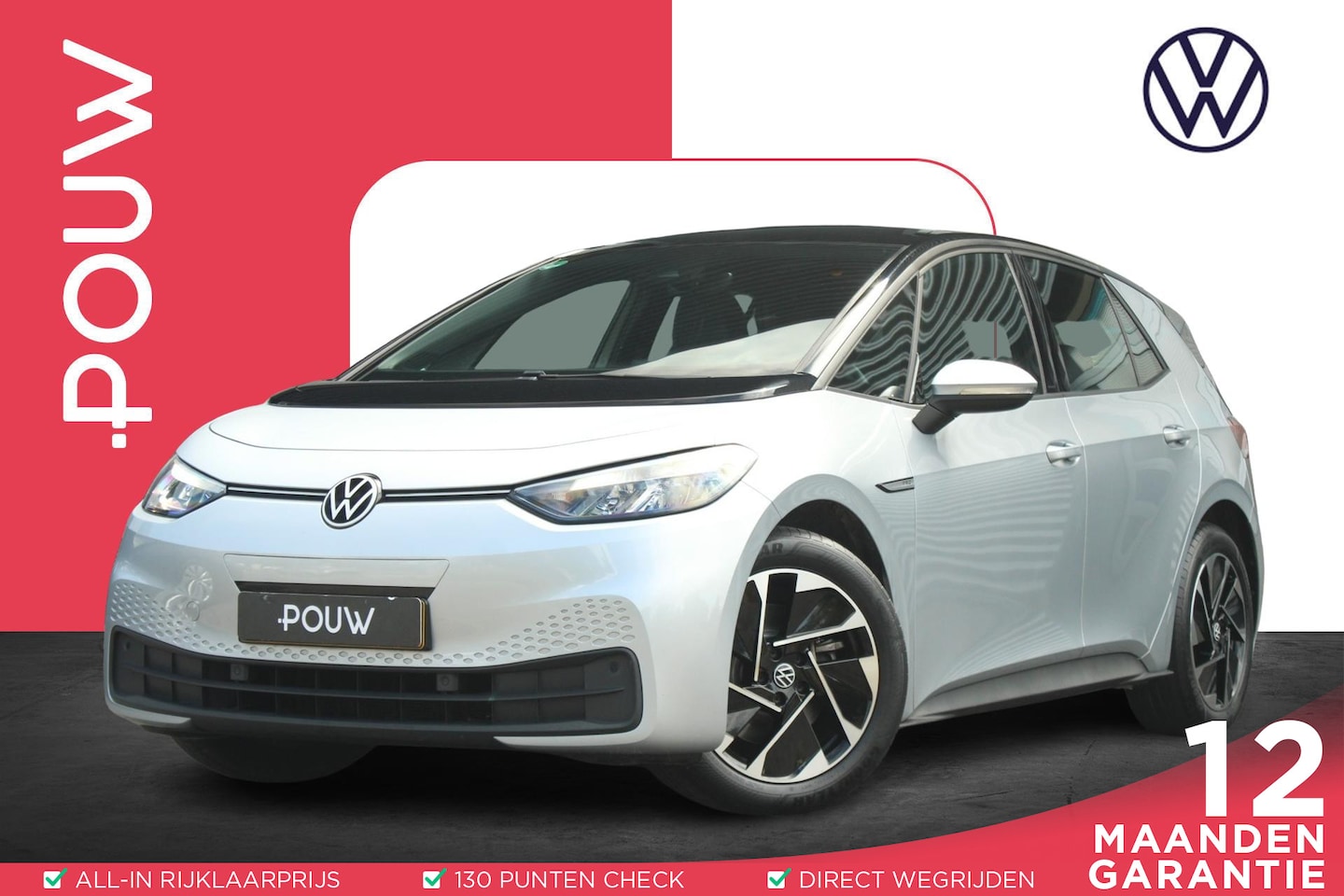 Volkswagen ID.3 - 204pk Life 58 kWh Pro Performance | Steunhaak tbv Fietsendrager | Apple CarPlay & Android - AutoWereld.nl