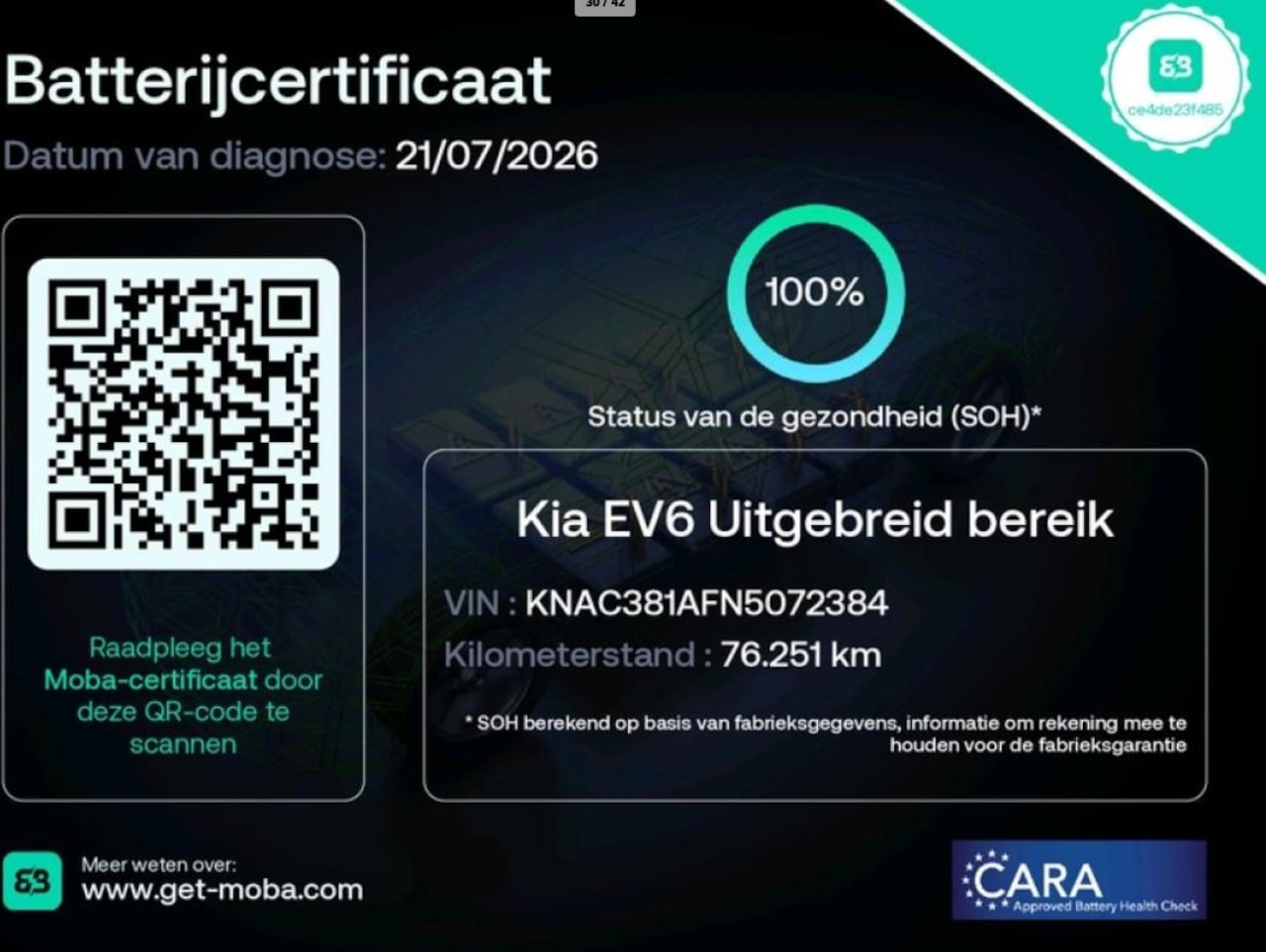 Kia EV6 - Plus 77.4 kWh 100% SOH Meridian Sound|Memory|Dealer Onderhouden - AutoWereld.nl