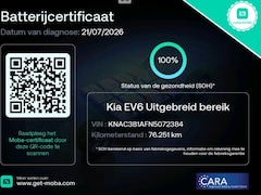 Kia EV6 - Plus 77.4 kWh 100% SOH Meridian Sound|Memory|Dealer Onderhouden