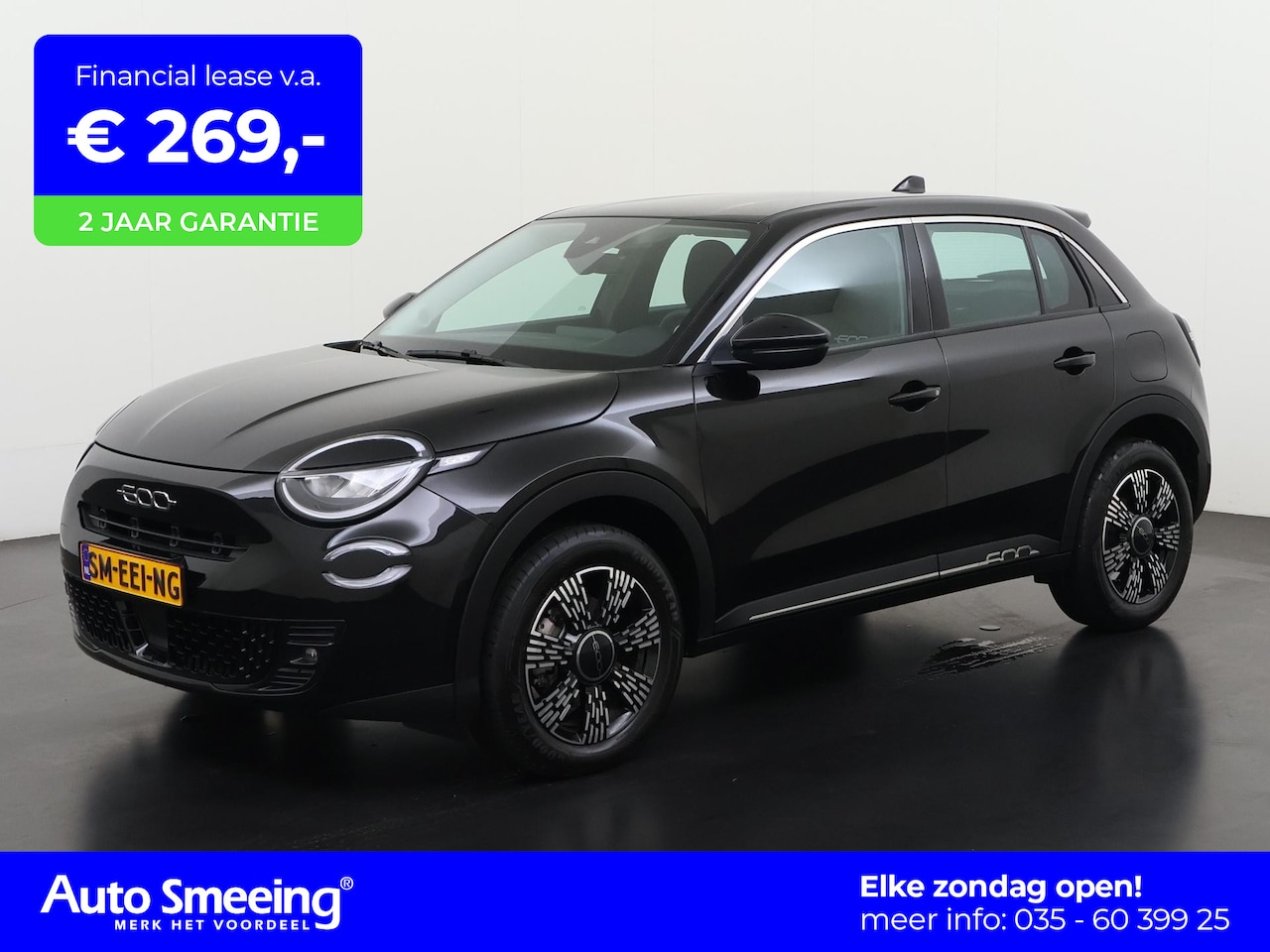 Fiat 600 - 1.2 Hybrid | Carplay | Parkeersensor | Sfeerverlichting | LED | Zondag Open! - AutoWereld.nl
