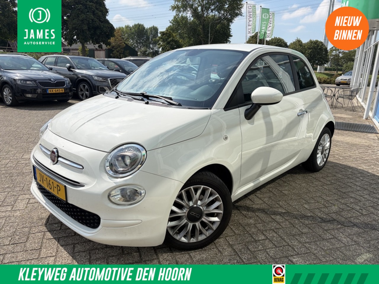 Fiat 500 - 0.9 TA T Popstar Aut, Airco, Bluetooth, Lmvelg - AutoWereld.nl