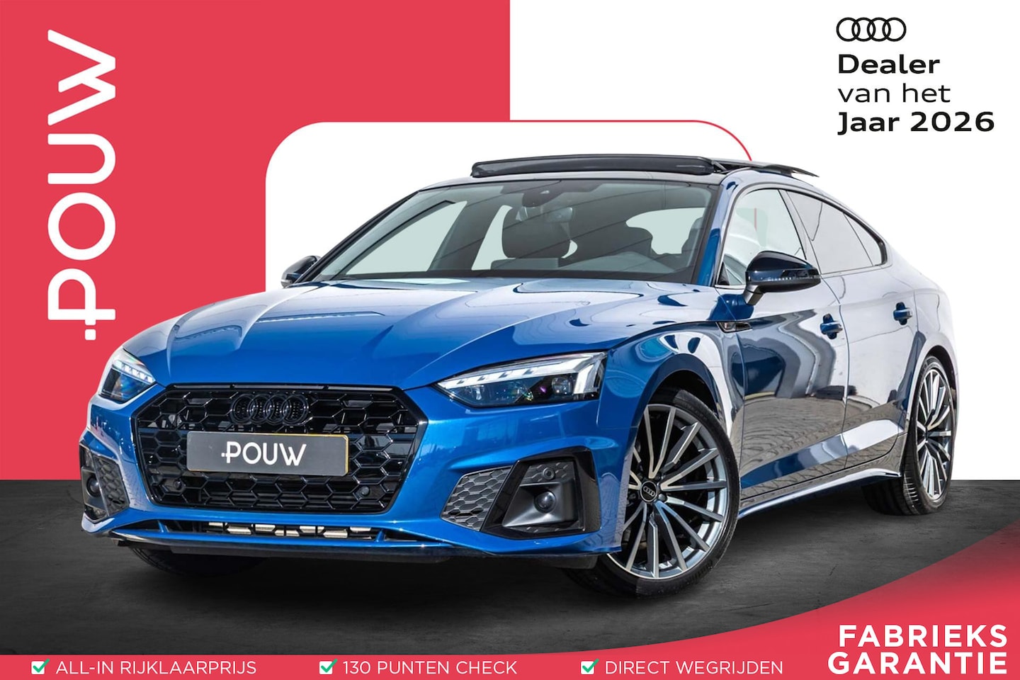 Audi A5 Sportback - 35 TFSI 150pk S edition Competition | Panoramadak | Achteruitrijcamera | Apple Carplay/And - AutoWereld.nl