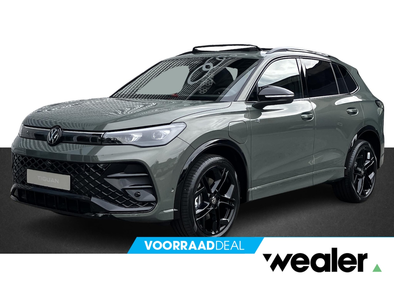 Volkswagen Tiguan - R-Line Edition 1.5 eHybrid 150 kW / 204 PK DSG | Black Style | Panoramadak | Trekhaak wegk - AutoWereld.nl