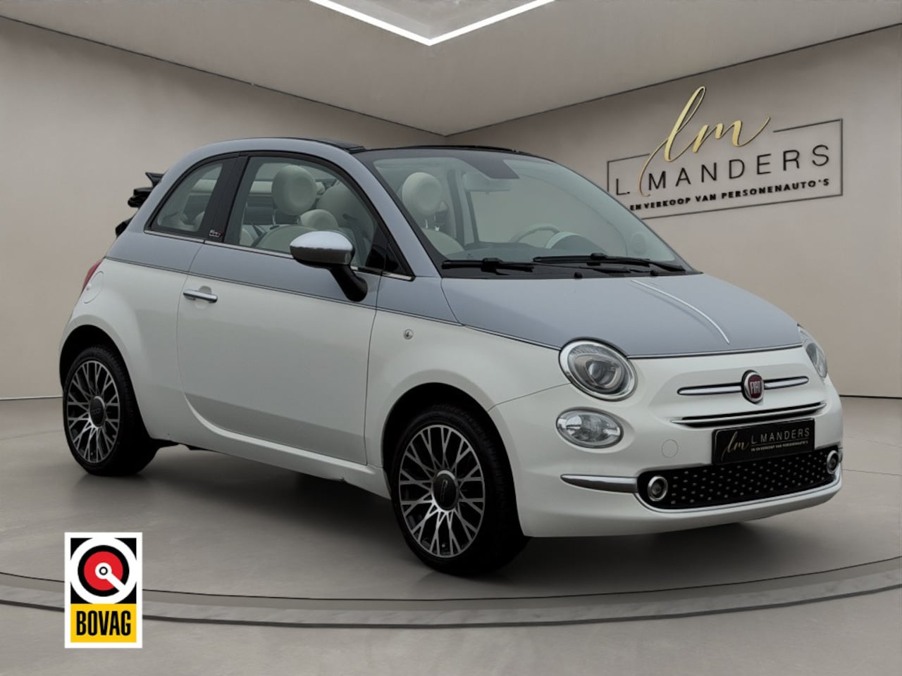 Fiat 500 C - 1.2 Collezione 2019 BICOLORE | Cabrio | Airco | Benzine | PDC - AutoWereld.nl