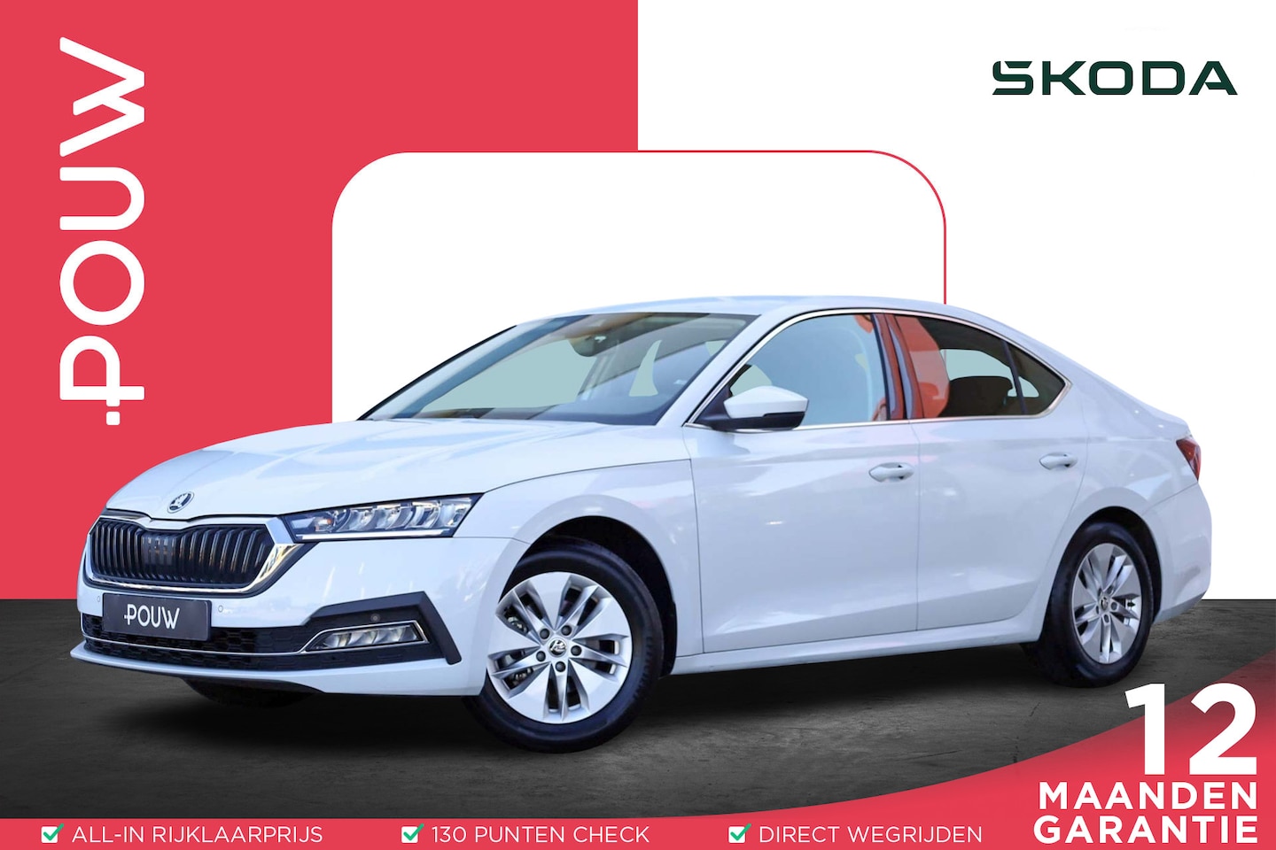 Skoda Octavia - 1.0 TSI 110pk Business Edition | Parkeersensoren | Trekhaak | Cruise Control - AutoWereld.nl