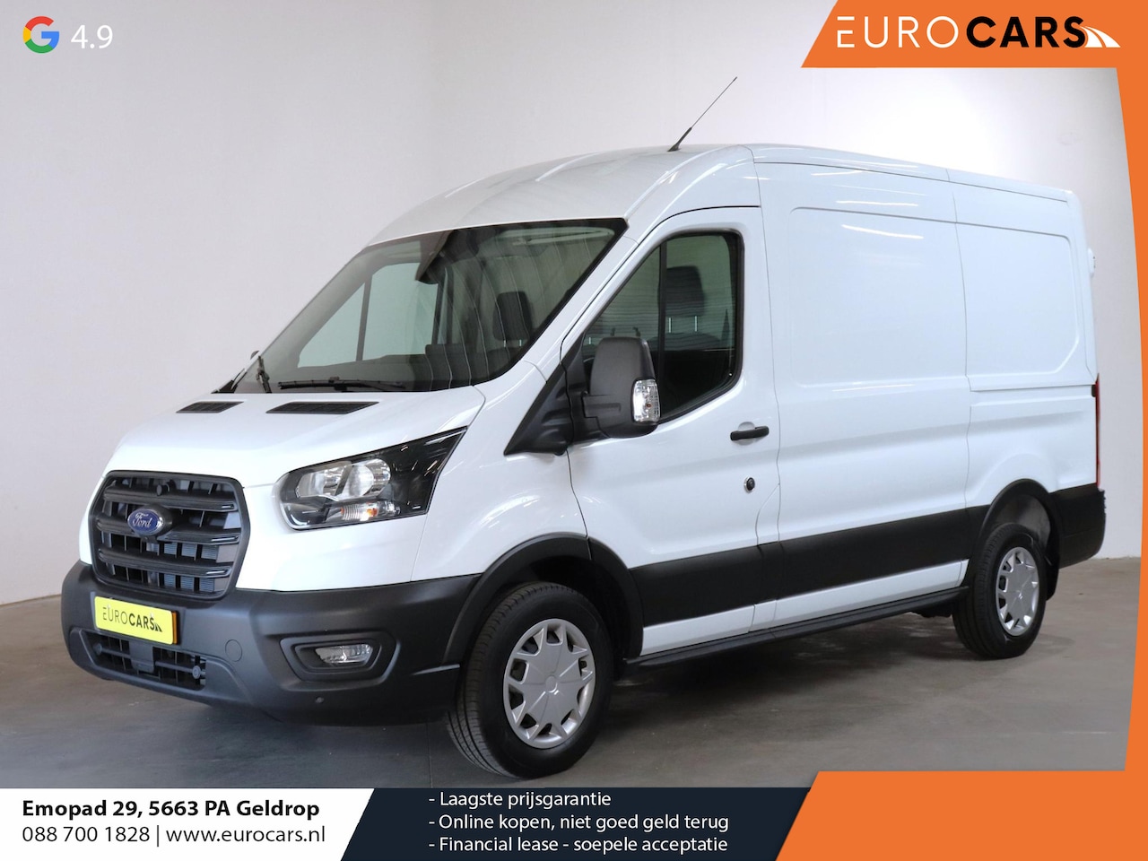Ford Transit - 105pk L2H2 Trend Airco Trekhaak Navigatie Cruise - AutoWereld.nl