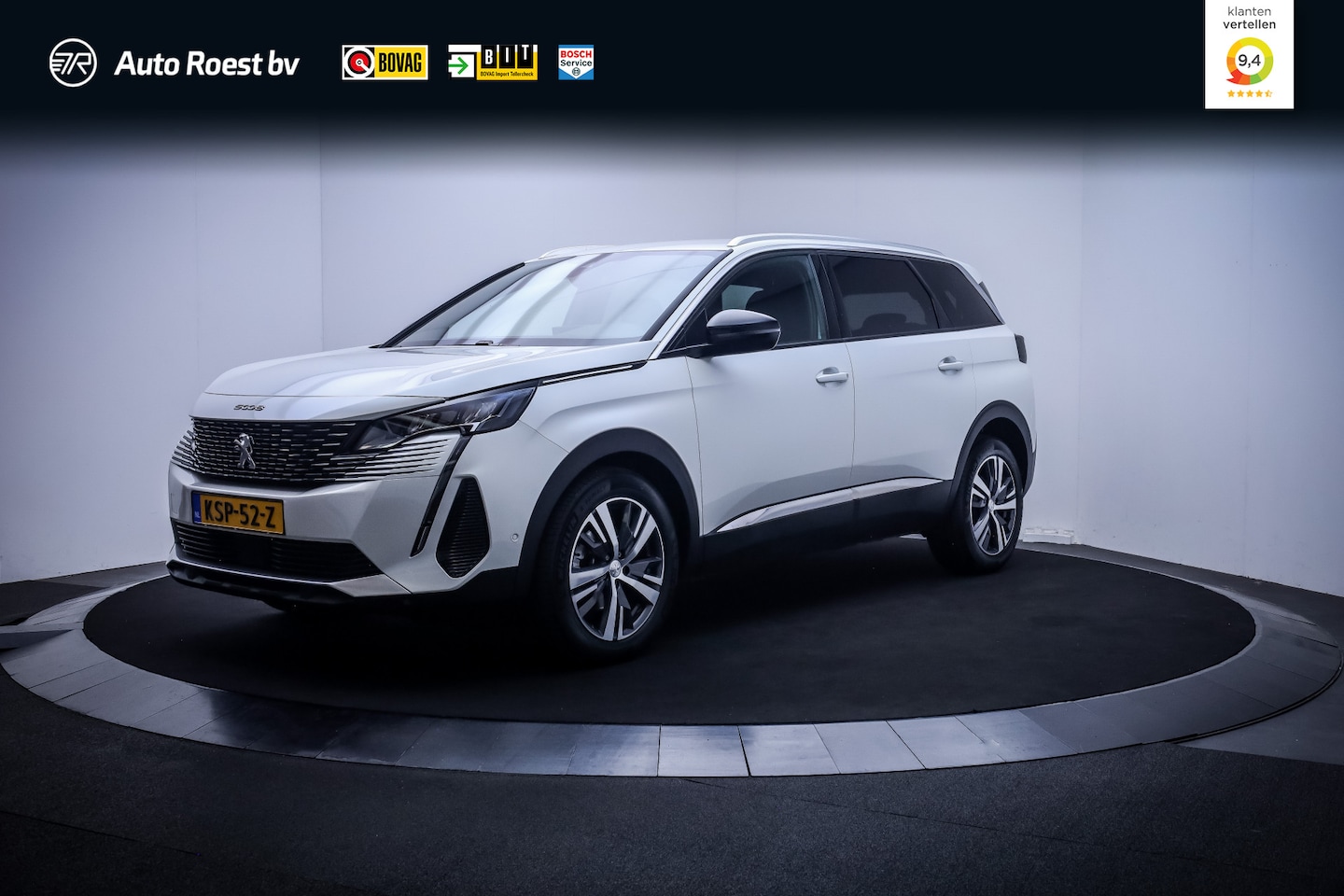 Peugeot 5008 - 1.2T Aut. 7p ALLURE PACK FULL LED | LUXE LEDER | 360 CAM | STOELVERW | CARPLAY | NAVI | BL - AutoWereld.nl