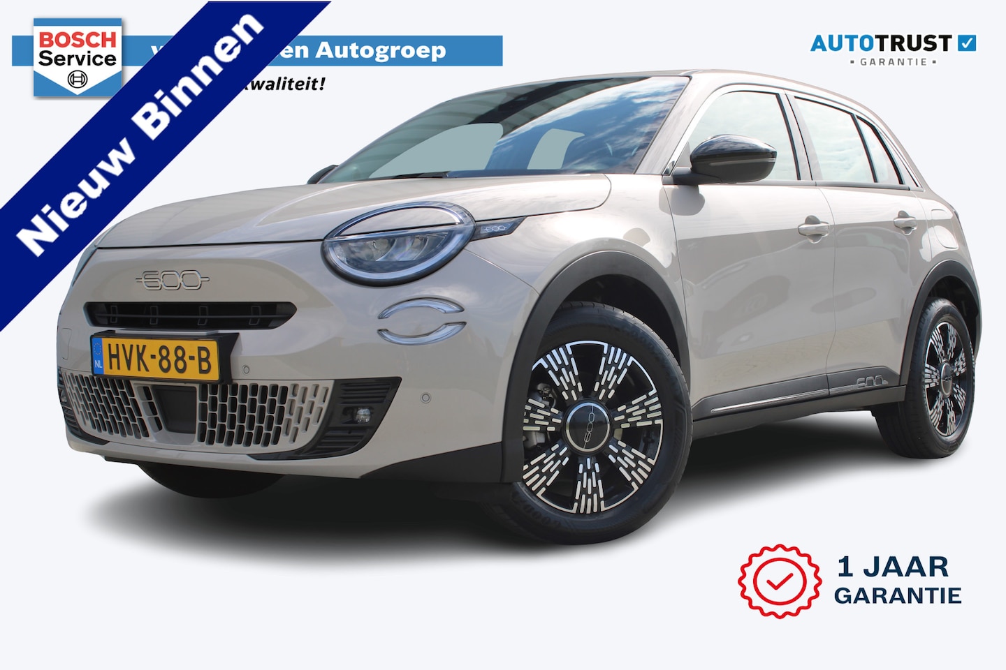 Fiat 600 - 1.2 Hybrid Urban | Incl. 12 maanden garantie | Stoelverwarming | Apple carplay/Android aut - AutoWereld.nl