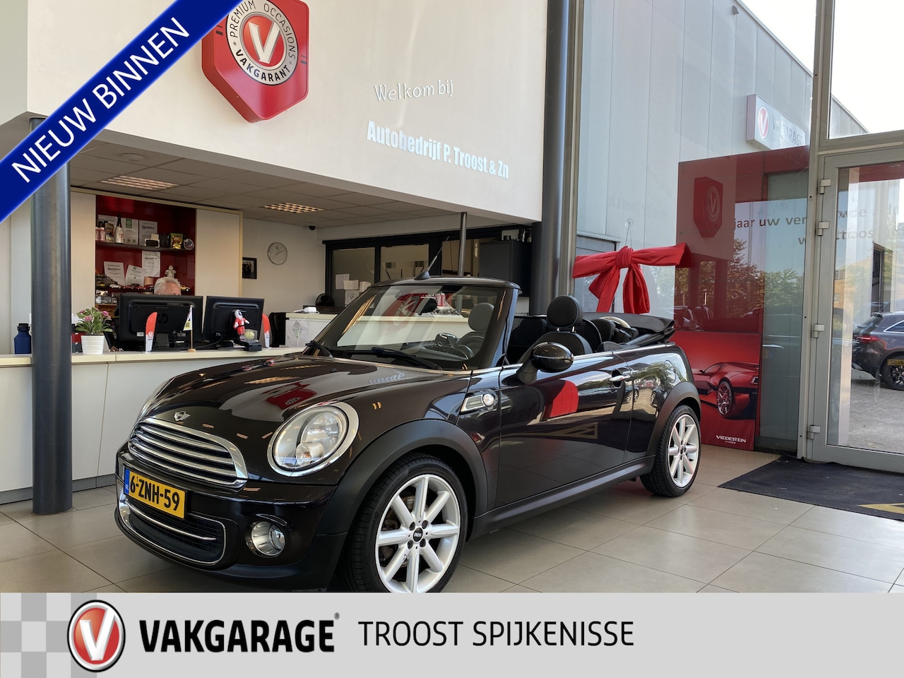 MINI Cabrio - 1.6 Cooper Chili High Gate,Leder,Airco,Cruisecontrol,Spraakbediening,Elektrischpakket,Aux - AutoWereld.nl