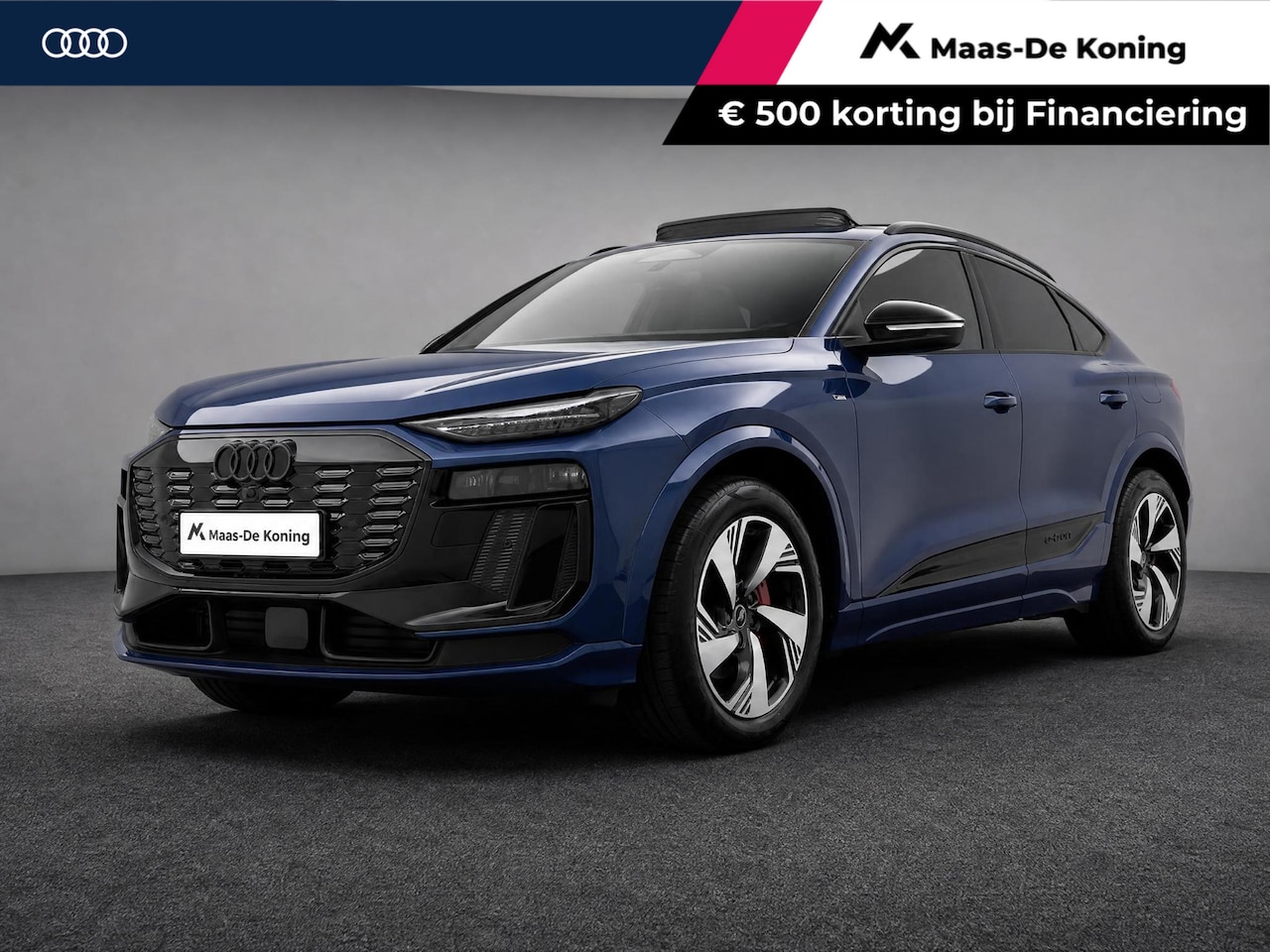 Audi Q6 Sportback e-tron - S edition performance 100 kWh 306pk · SOH 97,5% · Panoramadak · 360 Camera · Wegklapbare T - AutoWereld.nl