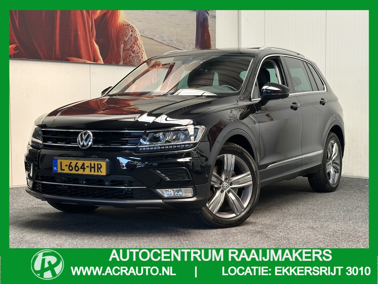 Volkswagen Tiguan - 2.0 TSI 4MOTION HIGHLINE NAVIGATIE ADAPTIVE CRUISE CONTROL PANORAMA SCHUIF/KANTELDAK APPLE - AutoWereld.nl