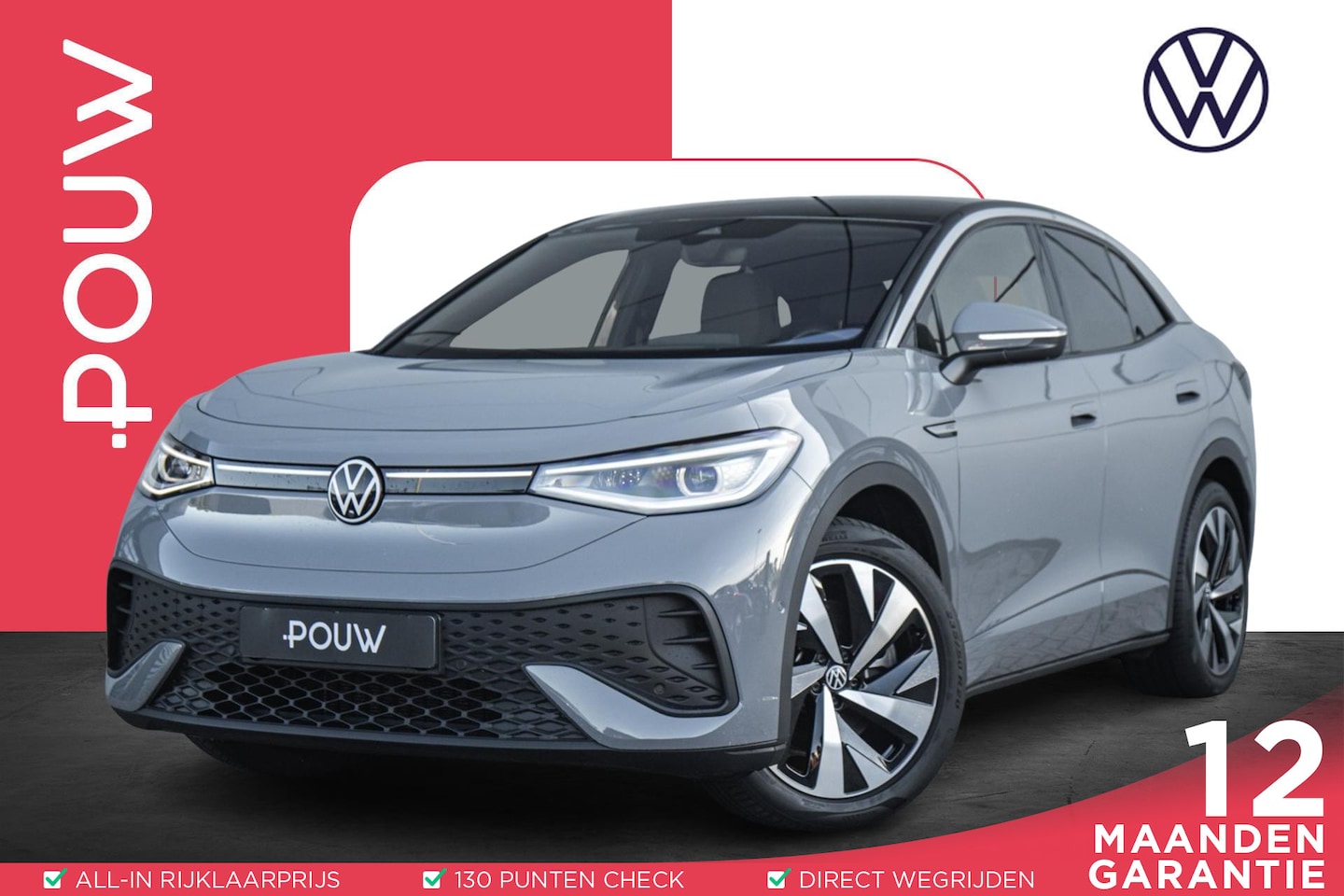 Volkswagen ID.5 - 174pk Pro 77 kWh | Voorstoelen Verwarmd | Matrix LED Koplampen | Rondomzicht Camera - AutoWereld.nl