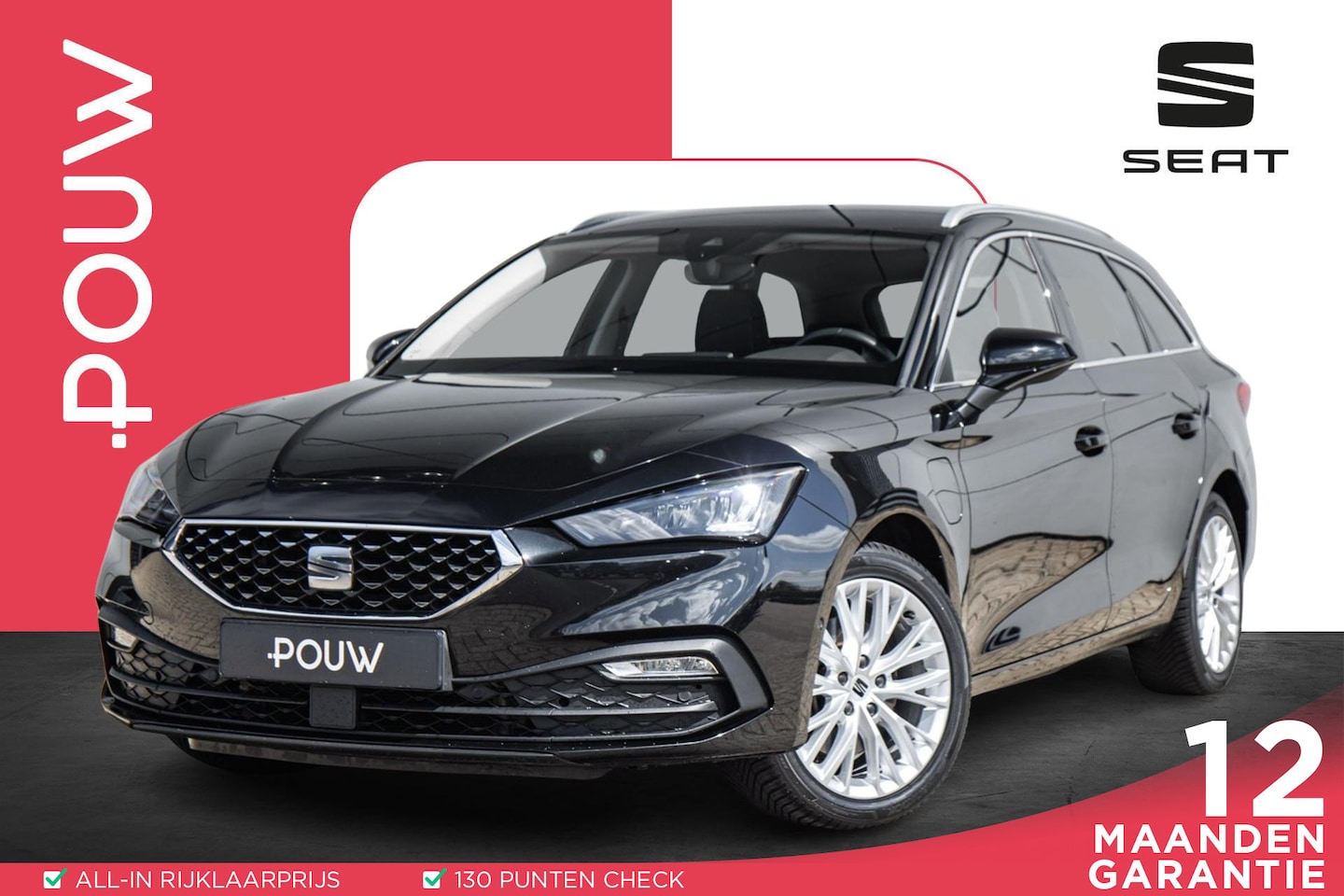 SEAT Leon Sportstourer - 1.4 TSI eHybrid 204pk PHEV FR Business Intense | Voorstoelen Verwarmd | full LED Koplampen - AutoWereld.nl