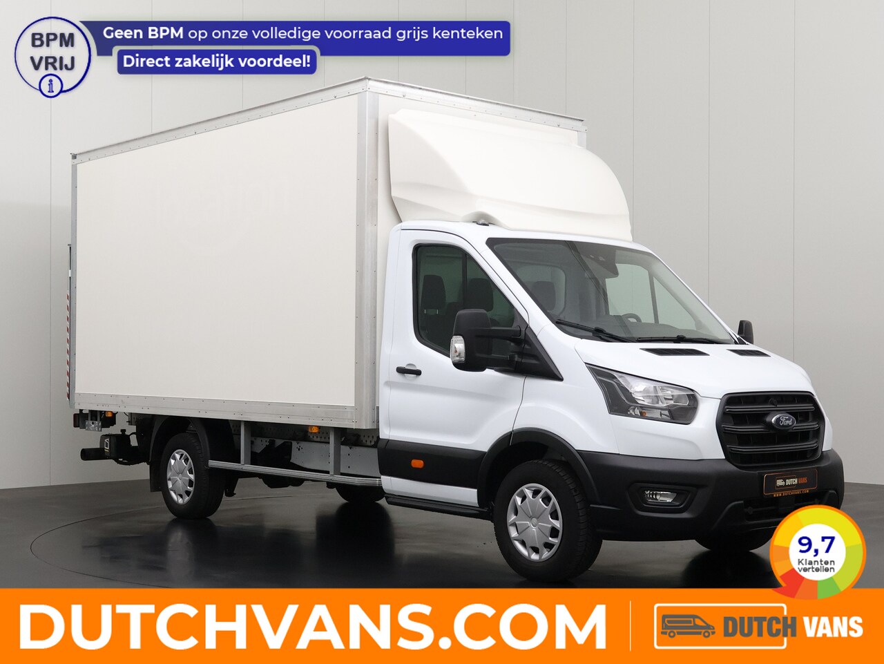 Ford Transit - 2.0TDCi 170PK Bakwagen+Laadklep | Dakspoiler | Airco | Cruise | 3-Zits - AutoWereld.nl