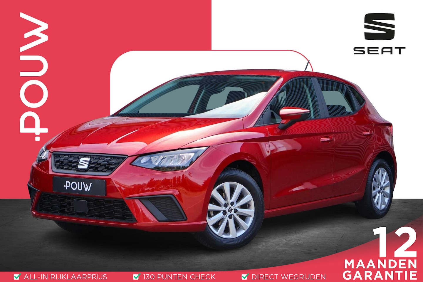 SEAT Ibiza - 1.0 EcoTSI 95pk Style | All Season Banden | Parkeersensoren Achter | Cruise Control | Appl - AutoWereld.nl