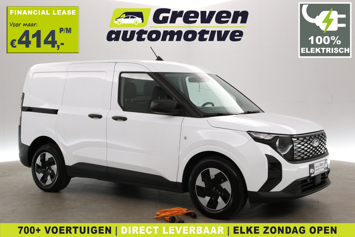 Ford Courier - e-Courier 54 kWh 136PK | NIEUW | Snelladen | Virtual | Camera | Cruise | Carplay | LED - AutoWereld.nl