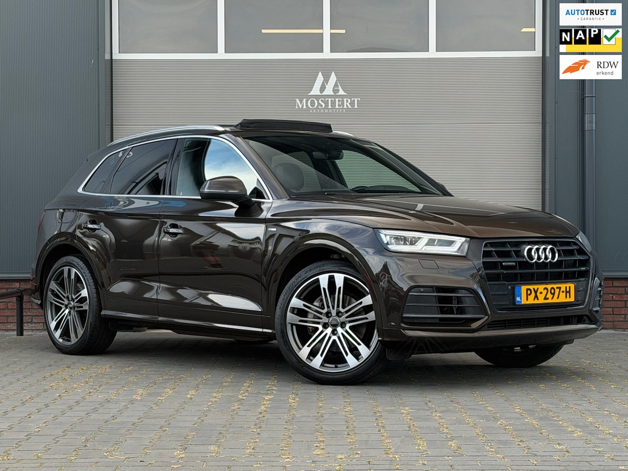 Audi Q5 - 2.0 TFSI/252pk quattro Launch Edition|2017|NAP|S-line|Pano|Trekhaak|Memory|camera|Stoelver - AutoWereld.nl