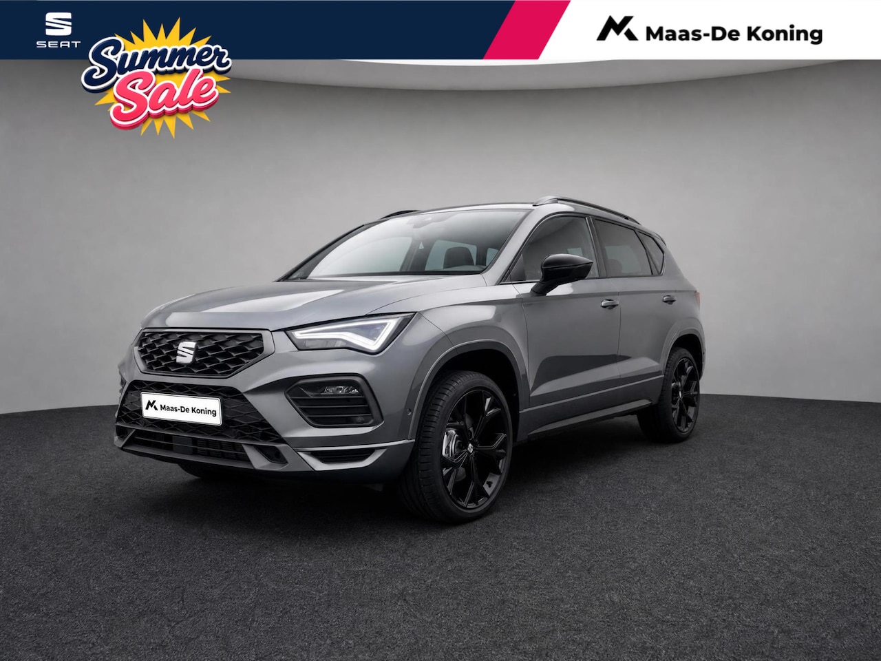 SEAT Ateca - FR Business Intense 1.5 TSI 110 kW / 150 PK SUV 7 | Graphite Grey | Glossy Black Velgen | - AutoWereld.nl