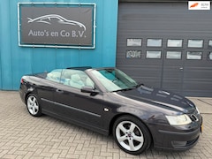 Saab 9-3 Cabrio - 2.0t Vector Leder Clima Navi Cruise 17" Lm velgen bi-Xenon Pdc Trekhaak Incl nw Apk 24-09