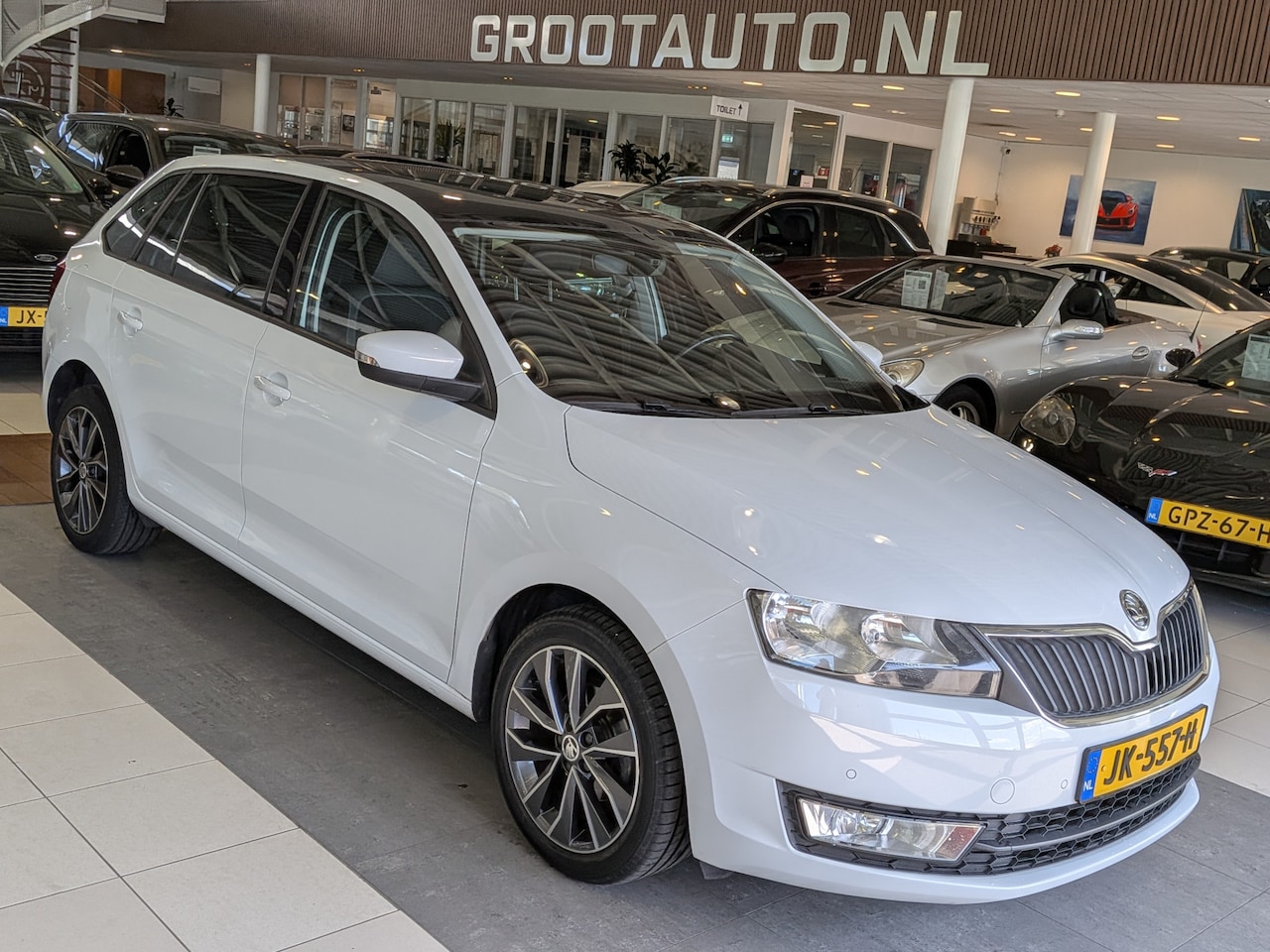 Skoda Rapid Spaceback - 1.2 TSI Greentech JOY Airco, Cruise Control, Stuurbekrachtiging - AutoWereld.nl