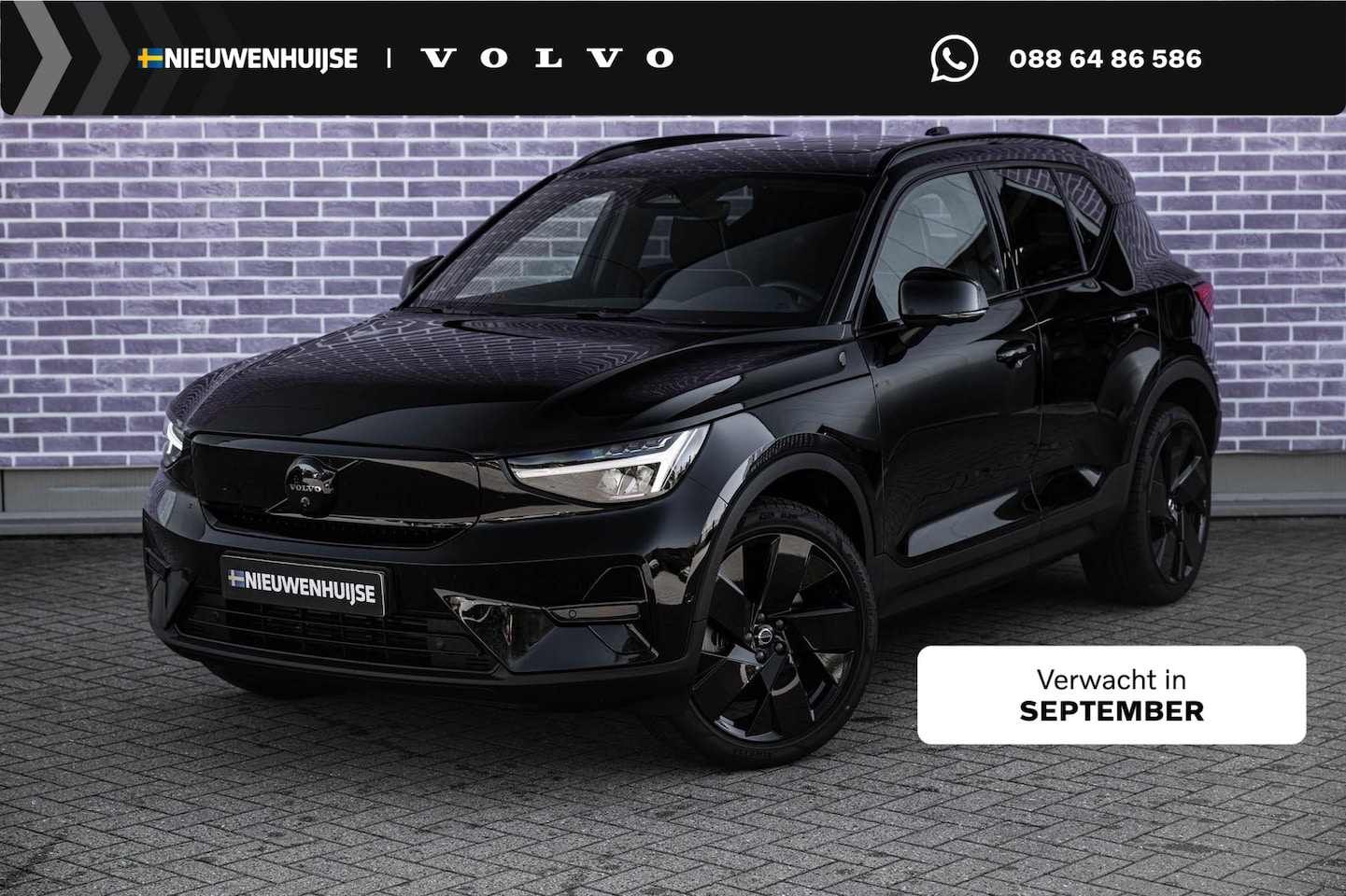 Volvo EX40 - Single Motor Extended Range Ultra Black Ed. 82 kWh | Black Edition | Europa | Schuif-/Kant - AutoWereld.nl