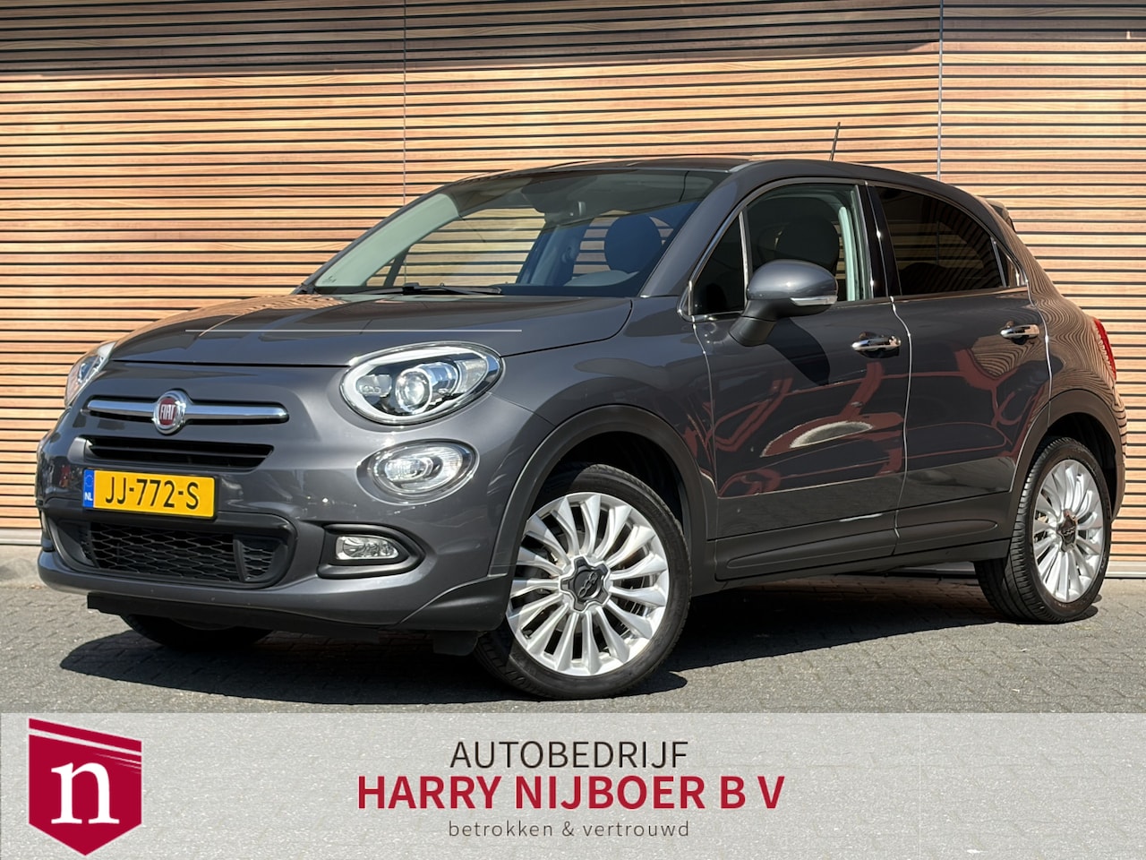 Fiat 500 X - 1.4 Turbo MultiAir Lounge Automaat / Navi / Cruise / Clima - AutoWereld.nl