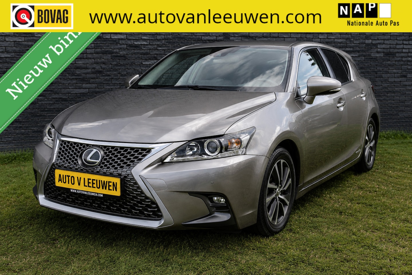 Lexus CT 200h - Luxury Line Hybrid NAVI/CAMERA/STOELVW/LEDER/ETC.! - AutoWereld.nl